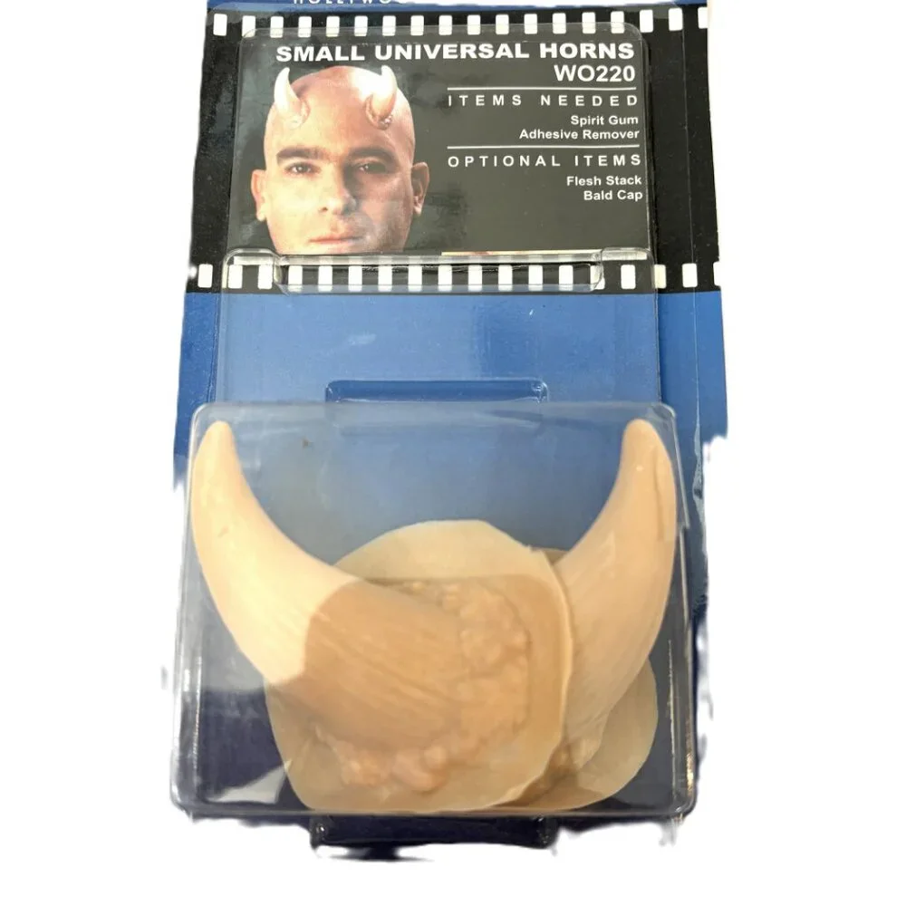 Cinema Secrets Woochie Small Universal Horns Latex Appliance NWT NOS